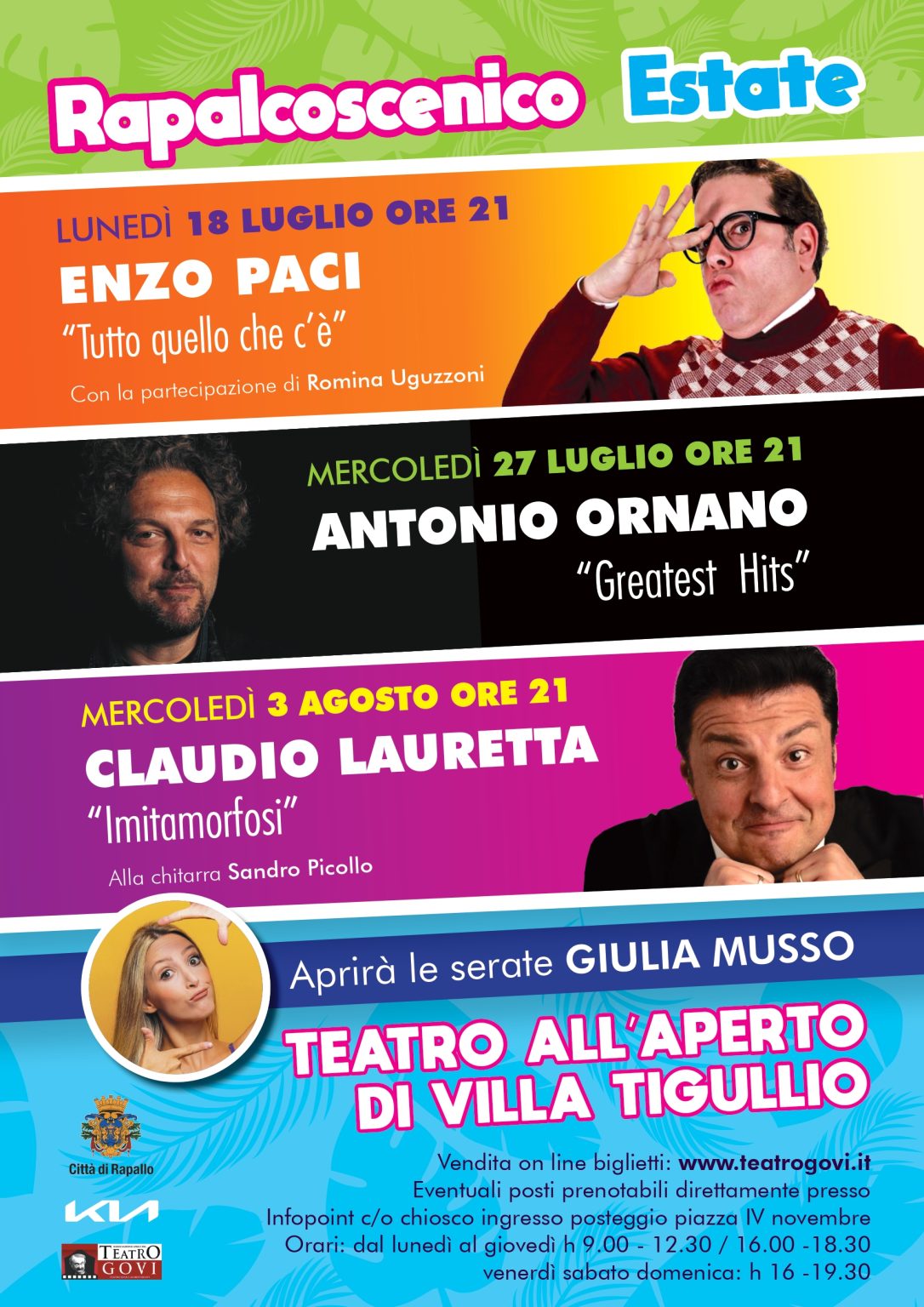 Rapalcoscenico: Antonio Ornano – Teatro Govi